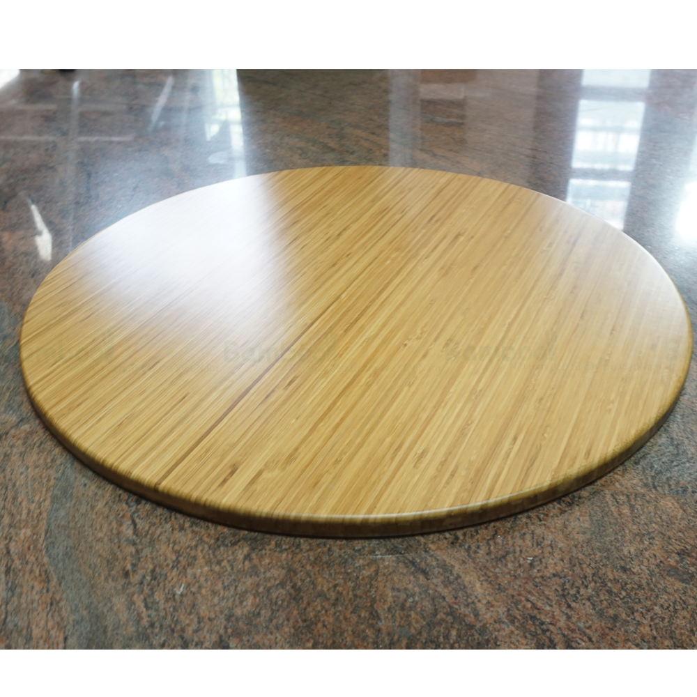 Mặt bàn tròn gỗ tre đường kính 60cm