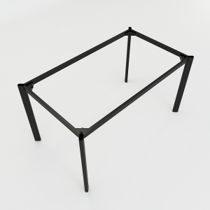 BFCBOV06 - Chân bàn làm việc sắt Oval 120 x 80 (cm)