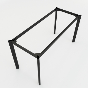 BFCBOV03 - Chân bàn làm việc sắt Oval 140x70 (cm)
