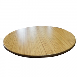 MB38010 - Mặt bàn gỗ tre ghép tròn nguyên tấm d=60cm đã PU hoàn thiện