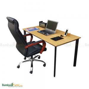 BFCB002 - Combo bàn làm việc OvalBamboo và ghế giám đốc