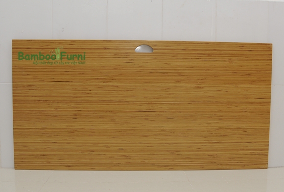 SB004b - Bàn làm việc gỗ tre ghép màu cánh gián S-Bamboo chân cách điệu (120cmx60cmx75cm)