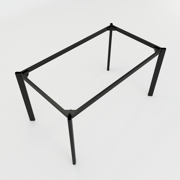BFCBOV07 - Chân bàn làm việc sắt Oval 140 x 80 (cm)