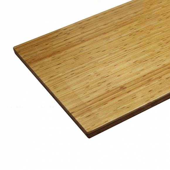 MB38004 - Mặt bàn gỗ tre ghép nguyên tấm 1m4x70 đã PU hoàn thiện