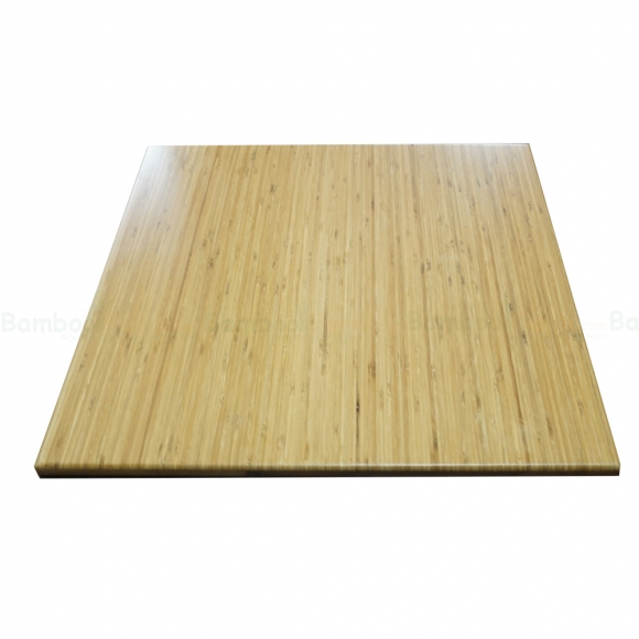 MB38009 - Mặt bàn gỗ tre ghép vuông nguyên tấm 60x60cm đã PU hoàn thiện