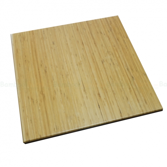 MB38009 - Mặt bàn gỗ tre ghép vuông nguyên tấm 60x60cm đã PU hoàn thiện