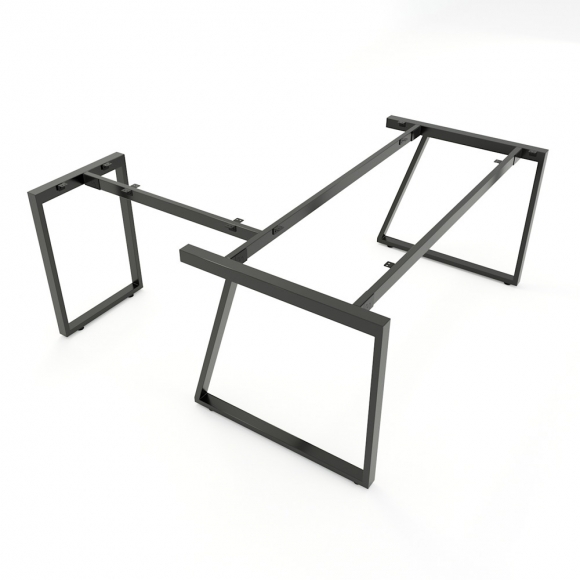 CBTH021 - Chân bàn chữ L 180x160 hệ Trapeze II Concept lắp ráp