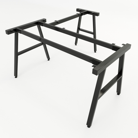 CBAC018 - Chân bàn chữ L 140x150 hệ AConcept lắp ráp