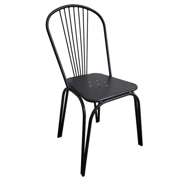 BFG009 - Ghế cafe lưng tựa bằng sắt sơn tĩnh điện