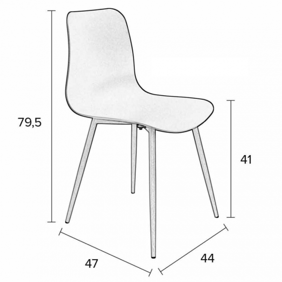 BFG026 - Ghế nhựa lưng tựa chân gỗ