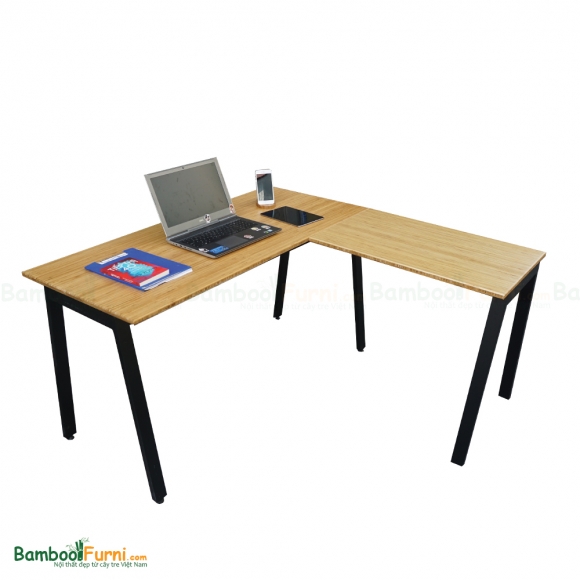 BFATB008 - Bàn góc chữ L AtonBamboo 140x140cm