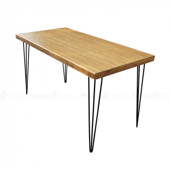 MB38011 - Mặt bàn gỗ tre ghép 140x70 dày 50mm