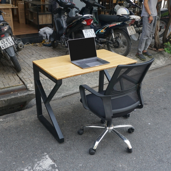 BFCB010 - Combo bàn làm việc chữ K và ghế văn phòng