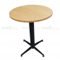 CFB008 - Bàn CafeBamboo tròn 60cm màu tự nhiên chân sắt
