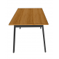 BFBA007 - Bàn ăn gỗ tre 80x140cm chân Aton