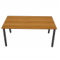 BFBA008 - Bàn ăn gỗ tre 80x160cm chân Aton