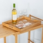 KIB008 - Kệ bếp di động KIBamboo có bánh xe 38x56x96cm