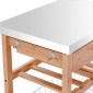 KIB003 - Kệ đảo bếp di động KIBamboo có bánh xe 60x40x85cm
