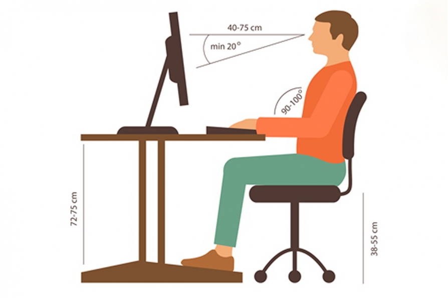 Mẹo nhỏ giúp bạn tư thế ngồi làm việc đúng chuẩn không mỏi mệt cho dân văn phòng